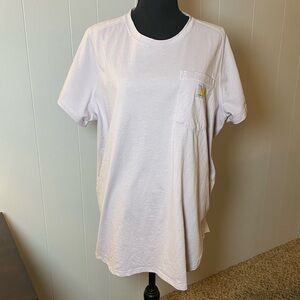 WOMEN'S CARHARTT FORCE® RELAXED FIT MIDWEIGHT POCKET T-SHIRT Lavender